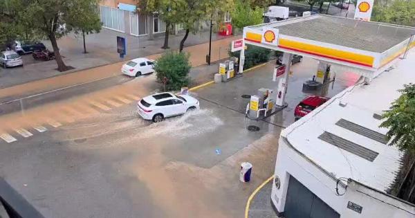 La ciudad de Ibiza comienza a inundarse de nuevo