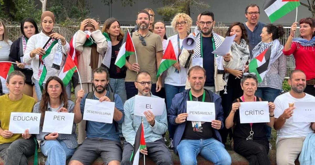 Los docentes del IES Sa Blanca Dona lanzan un comunicado exigiendo el fin del genocidio en Palestina