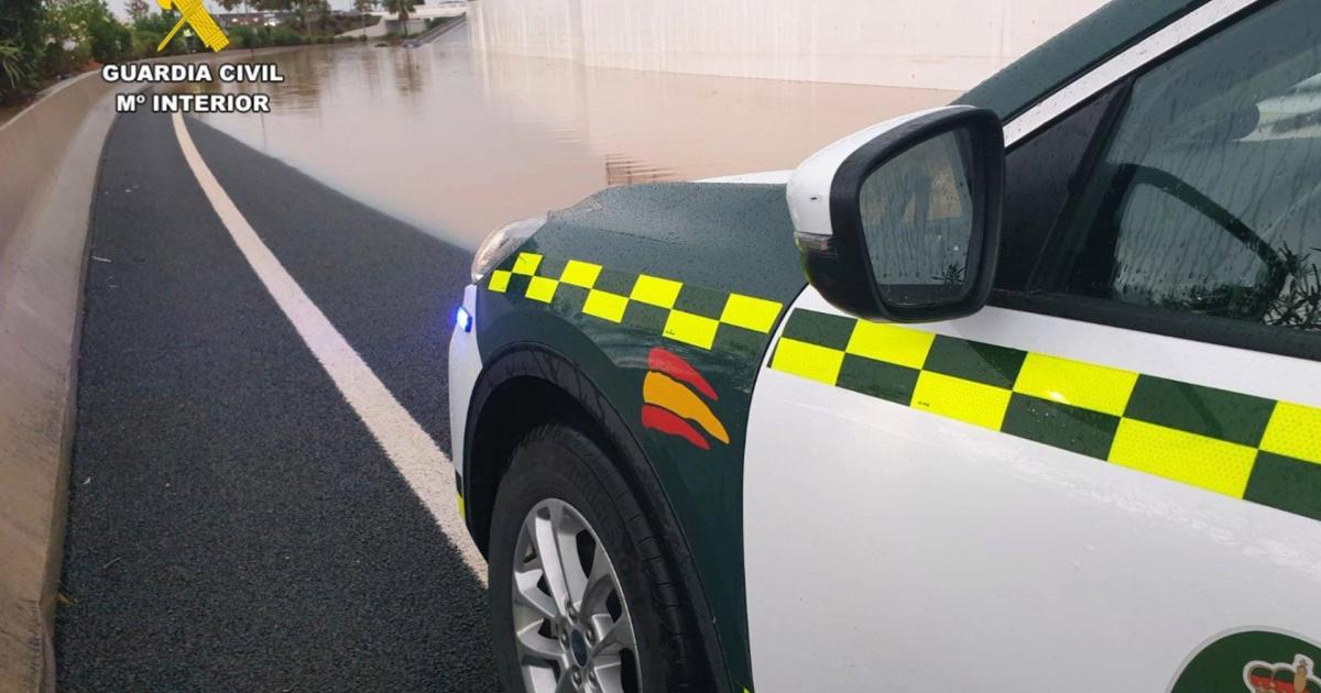 Amplio dispositivo de la Guardia Civil durante la Dana y los 'closings' en Ibiza