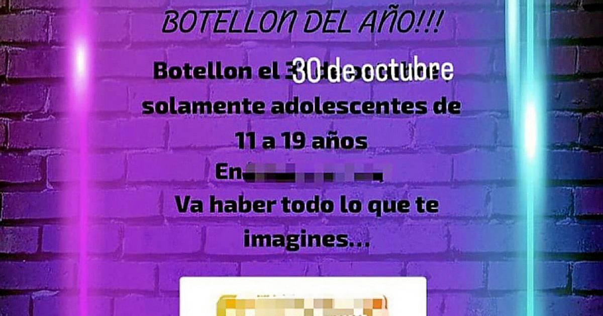 Llamamiento a los ayuntamientos y familias de Ibiza para frenar el macrobotellón de alcohol y vapeadores para menores de 11 a 19 años