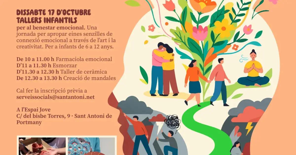 Sant Antoni organiza talleres de cerámica y creatividad para cuidar la salud mental de los jóvenes