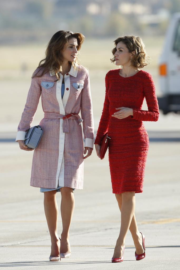 Las reinas Letizia y Rania de Jordania
